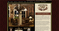 Desktop Screenshot of meekerhotel.com